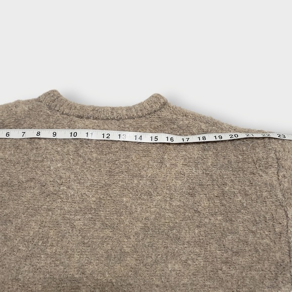 Le Bon Shoppe Mushroom Envie Sweater Boxy Oversized Chunky Boucle Sz M/L - Picture 11 of 12